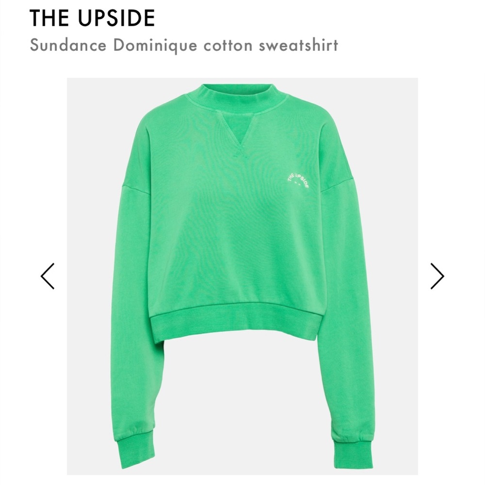 THE UPSIDE Sundance Dominique cotton sweatshirt, M